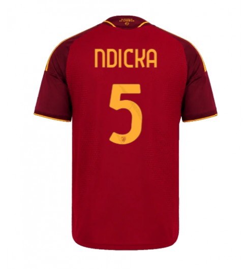 AS Roma Evan Ndicka #5 Domácí Dres 2026-27 Krátký Rukáv AS Roma Evan Ndicka #5 Domácí Dres 2026-27 Krátký Rukáv